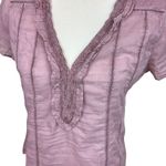 Staring At Stars  sheer blouse, size Medium, boho, fairy, cottage, crochet Photo 1