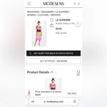 Women’s Silk Le Superbe Sunset Slip Dress in Pink Tan Maroon size 8 EUC Photo 6