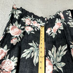 Urban Outfitters Caution To The Wind Kimono Cardigan Cover Up One Size Black Floral Boho Beach Photo 4
