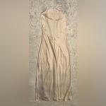 New Significant Other Anastasia Placed Floral Satin Halter Maxi Dress sz 6 Photo 5