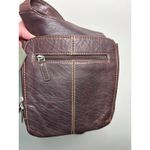Jack Georges Leather Crossbody Bag‎ Voyager Traveler Messenger Brown Boho Photo 5