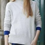 Anthropologie Angel of the North Sweater Womens Small Gray Mock Neck Pullover Photo 0