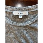 IRO Dress Women XS Gray Wool Blend Knit Long Sleeve Leticia Wrap Front Mini Photo 5