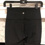 Lululemon Tech Mesh Panel Leggings Black Small 6 Full Length Legging Photo 6