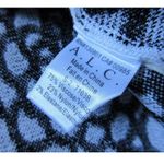 ALC Frank A.L.C. ALC Buster in Black White Floral Stretch Knit Fit & Flare Dress S Photo 5
