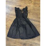 en saison Black Matisse Flutter Women Dresses Smocked Size Medium Stretchy Photo 2