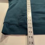 Danskin  Hooded Mixed Rib Cozy 1/2 Zip Women’s XL Dark Green Kangaroo Pocket Photo 5