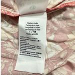 J.Crew  Mini Dress Women's Large Pink White Floral Smocked Halter Ruffle V-Neck Photo 7