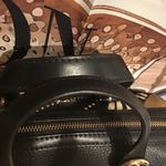 Michael Kors Stanton Medium East West Leather Barrel Messenger Black Multi. Photo 4