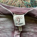 Self Esteem  Pink Faded Cropped Polo Sweatshirt 1/4 Button Lightweight SZ S Photo 10