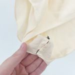 Silk Mirage Vintage Fairycore Silk Teddy Lingerie Bodysuit Embroidery Floral Tan Size XS Photo 3