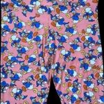 LuLaRoe Womens TC Pink Disney’s Donald Duck Ankle-Length Leggings Adult XL Comfy Photo 5