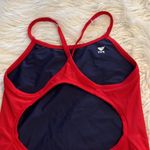 Tyr. women's Guard REVERSIBLE Solid Diamondfit Navy /Red One Piece Swim BNWOT Photo 7