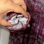 One World  Printed V-Neck Maxi Dress berry color L(P2P 22-25”) NWT Photo 6