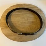 Guess Brown Distressed Genuine Leather Worn in Silver Buckle Belt Size Medium Photo 6