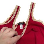 Cosabella Vintage Mesh Lace Trim Cami Tank Top  Photo 2