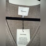 Reformation  Novah Regenerative Merino Sweater Set oatmeal color size small Photo 6