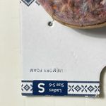 IZOD Ladies Knit Slippers Pink Multi Faux Fur Memory Foam Size S (5-6) Photo 4