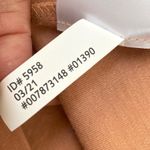 EXPRESS Peach Rhinestone Brooch Cotton Ruched Sleeveless T-Shirt Dress Small Photo 13