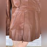 Badgley Mischka
Peplum Leather Jacket in cognac size medium Photo 4