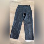 Banana Republic  high-rise straight leg lamb leather pant size 27 Photo 10