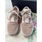 Vans Old Skool Low Top Skate Shoes Pink Suede Canvas Women's Size 8 Casual Photo 5