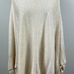 FATE The Label x Stitch‎ Fix Peter Knit Poncho Sweater Cream Wool Blend Photo 0