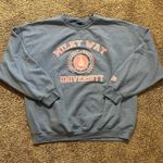The Little Milk Bar Milky Way‎ University Crewneck Sweatshirt L/XL Blue Photo 6