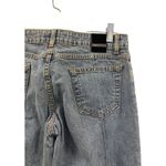 Bebe ‎ Jeans Women's Size 27 Raw Hem Flared Denim Light Wash Photo 5