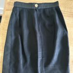 Moschino Vintage !  Black pencil skirt with side ribbon and bow - size 4/6 Photo 9