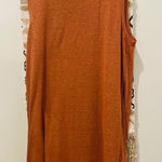 Aerie rust midi slit dress Photo 0