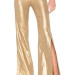 Lovers + Friends Flare Gold Slash Pants  Photo 0