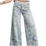 BDG Low & Wide Floral Print Jeans Photo 1