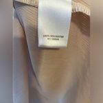 Chelsea and Violet  Ruffle Boho Champagne Tan Blouse Photo 7