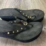 G by Guess Guess Black Studded Platform Sandals Size 7.5-8 Photo 2