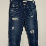 Moussy‎ Skinny Distressed Jeans Size 24 Blue Photo 1