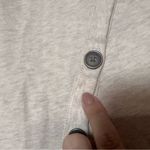 J.Crew Cardigan Sweater Button Up Cream Ivory Beige Size Small Cotton Flaws Photo 7