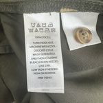 Nicole Miller  Shirt Dress Womens M Olive Green Button Down Sleeveless Minimalist Photo 4