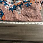 NWOT LAMiU Womens 1950's Retro Rockabilly Dress in Floral Light Brown Size Large Tan Photo 9