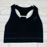Gymshark  VISION SPORTS BRA, Medium Support,  Black w/logo, Size‎ Small Photo 0