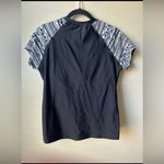 Holipick Women’s Short Sleeve Rash Guard Cap Sleeve Bathing Suit Top Sz L Size L Photo 2