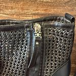 Sam Edelman Elita Black Leather Pointed Cut-Out Western Fashion Boots Size 10 Photo 4