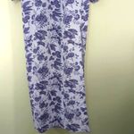 Hill House The Simone Midi Dress Lilac Purple Tonal Floral Medium Photo 3