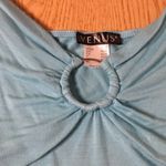 Venus Bin 6 Womens Very Stretchy Sexy Ring Tank Shirt Light Blue Size XLarge Photo 5