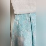 Belle Badgley Mischka ELEGANT MAXI BLUE FLORAL BALLGOWN DRESS SIZE 4. Photo 12