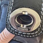 Coach Black Patent Leather Vintage Full Zip Buckle Mini Wallet Classic Rare Photo 5