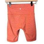 Lululemon Wunder Train High Rise Short Womens Size 4 Orange Bike Gym Training Photo 1