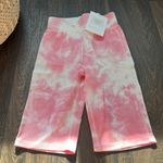 Alamour Pink Tie Dye Bike Shorts Photo 0