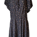 Chris & Carol Chris & Carol Women's XL Gray Floral Rayon Sweatheart Neck Romper NWT Photo 0