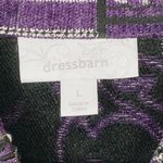 Dress Barn  Purple Printed Zip Up Jacket Photo 2